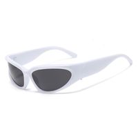 Simple Style Color Block Pc Square Full Frame Sports Sunglasses main image 3