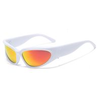 Einfacher Stil Farbblock Pc Quadrat Vollbild Sport Sonnenbrille sku image 22