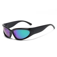 Simple Style Color Block Pc Square Full Frame Sports Sunglasses sku image 24