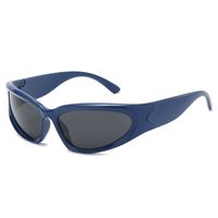 Simple Style Color Block Pc Square Full Frame Sports Sunglasses sku image 7