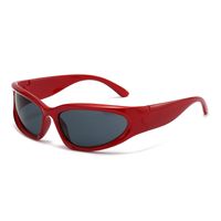 Einfacher Stil Farbblock Pc Quadrat Vollbild Sport Sonnenbrille sku image 10