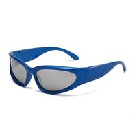 Einfacher Stil Farbblock Pc Quadrat Vollbild Sport Sonnenbrille sku image 20
