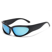Einfacher Stil Farbblock Pc Quadrat Vollbild Sport Sonnenbrille sku image 23