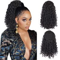 Women's African Style Casual Carnival Street High Temperature Wire Long Curly Hair Wigs sku image 2