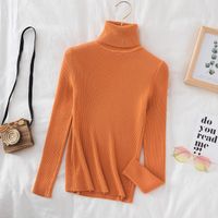 Women's Sweater Long Sleeve Sweaters & Cardigans Casual Solid Color main image 3