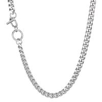 Solid Color Solid Color Stainless Steel Chain Bracelets Necklace sku image 5