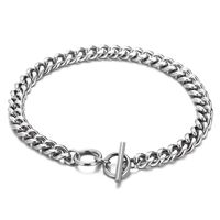 Solid Color Solid Color Stainless Steel Chain Bracelets Necklace sku image 3