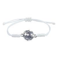 Retro Basketball Football Alloy Rope Unisex Bracelets 1 Piece sku image 10