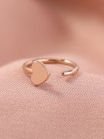 Hip-hop Heart Shape Solid Color Stainless Steel Nose Ring main image 8