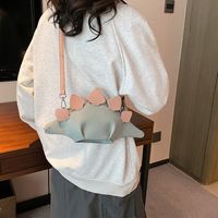 Women's Pu Leather Cartoon Streetwear Sewing Thread Zipper Shoulder Bag Crossbody Bag main image 5