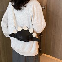 Women's Pu Leather Cartoon Streetwear Sewing Thread Zipper Shoulder Bag Crossbody Bag main image 2
