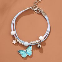 Korean New Butterfly Bracelet Female Sweet Hand Jewelry Wholesale sku image 1