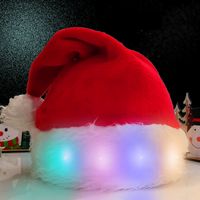 Christmas Fashion Solid Color Cloth Party Christmas Hat sku image 20