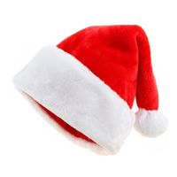 Christmas Fashion Solid Color Cloth Party Christmas Hat sku image 20