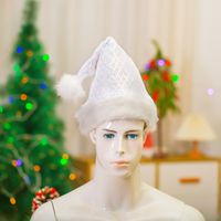 Christmas Fashion Solid Color Cloth Party Christmas Hat sku image 13
