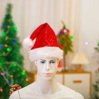 Christmas Fashion Solid Color Cloth Party Christmas Hat sku image 11