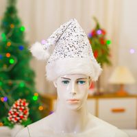 Christmas Fashion Solid Color Cloth Party Christmas Hat sku image 14