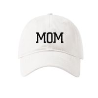 Women's Mama Simple Style Solid Color Patchwork Flat Eaves Baseball Cap sku image 3