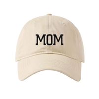 Women's Mama Simple Style Solid Color Patchwork Flat Eaves Baseball Cap sku image 4