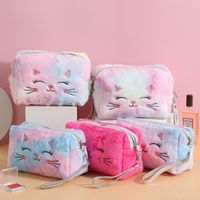 Women's All Seasons Pvc Polyester Cartoon Cute Square Zipper Cosmetic Bag main image 1