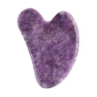 Cute Heart Shape Pink Crystal Scraping Board Massager sku image 9