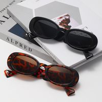 Punk Streetwear Square Ac Oval Frame Full Frame Women's Sunglasses main image 1