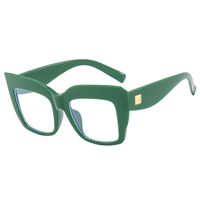 Elegant Basic Solid Color Pc Square Full Frame Women's Sunglasses sku image 4