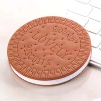 New Cute Creative Portable Thickened Chocolate Biscuits Mini Notepad main image 4