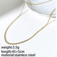 Basic Letter Stainless Steel Copper Zircon Pendant Necklace In Bulk sku image 26
