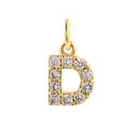 1 Piece Copper Zircon 14K Gold Plated Inlay Polished Pendant Chain sku image 58