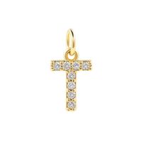 1 Piece Copper Zircon 14K Gold Plated Inlay Polished Pendant Chain sku image 72