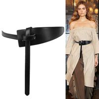 Casual Solid Color Pu Leather Patchwork Women's Leather Belts main image 6