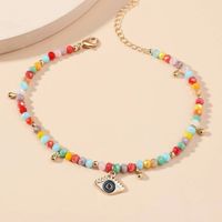 Simple Style Devil's Eye Alloy Patchwork Women's Anklet sku image 4