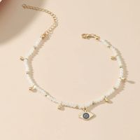 Simple Style Devil's Eye Alloy Patchwork Women's Anklet sku image 3