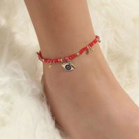 Simple Style Devil's Eye Alloy Patchwork Women's Anklet main image 2