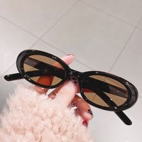 Retro Sweet Solid Color Ac Square Full Frame Women's Sunglasses sku image 2