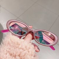Retro Sweet Solid Color Ac Square Full Frame Women's Sunglasses sku image 4
