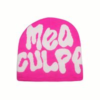 Unisex Hip-hop Letter Eaveless Wool Cap sku image 13