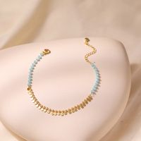 Simple Style Round Copper Women's Anklet main image 4