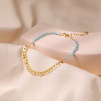 Simple Style Round Copper Women's Anklet main image 2