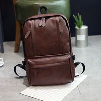 Casual Simple Men's Trendy Backpack Travel Bag sku image 14