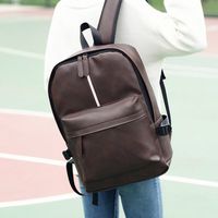 حقيبة ظهر عصرية كاجوال بسيطة للرجال ، حقيبة سفر sku image 6
