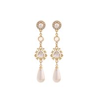 1 Pair Fairy Style Elegant Korean Style Water Droplets Alloy Drop Earrings main image 2