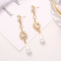 1 Pair Fairy Style Elegant Korean Style Water Droplets Alloy Drop Earrings main image 1