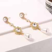1 Pair Fairy Style Elegant Korean Style Water Droplets Alloy Drop Earrings main image 3