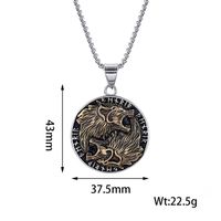 Hip-Hop Punk Streetwear Animal 304 Stainless Steel Men'S Pendant Necklace main image 5