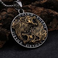 Hip-Hop Punk Streetwear Animal 304 Stainless Steel Men'S Pendant Necklace main image 2