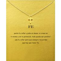 Simple Style Cross Alloy Plating Gold Plated Unisex Pendant Necklace sku image 3