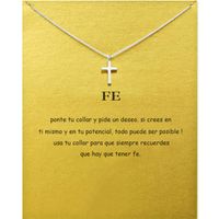 Simple Style Cross Alloy Plating Gold Plated Unisex Pendant Necklace sku image 4