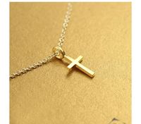 Einfacher Stil Kreuzen Legierung Überzug Vergoldet Unisex Halskette Mit Anhänger main image 4